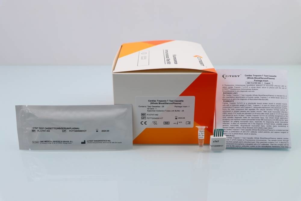 10T 25T CTnT Test Fluorescence Immunoassay Analyzer 15 Minutes