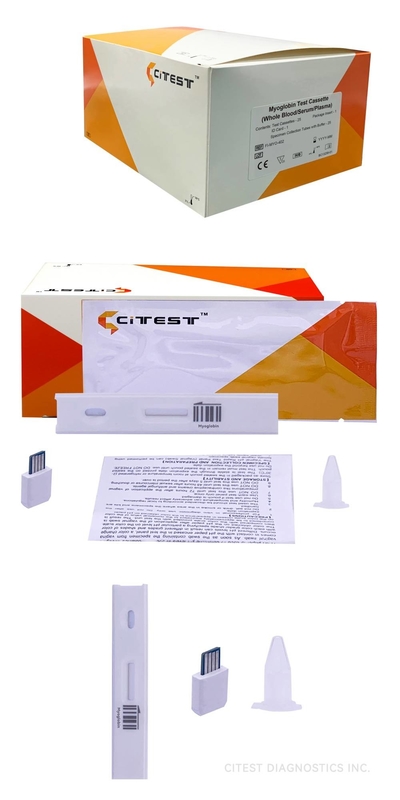 Myoglobin MYO Diagnostic Test Kit Citest Fluorescence Immunoassay Analyzer